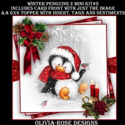 Winter Penguins 2 Mini Kit #2   