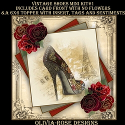 Vintage Shoes Mini Kit #1