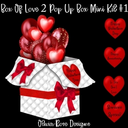 Box Of Love 2 Pop Up Box Card Mini Kit #1