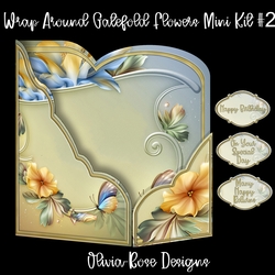 Wrap Around Gatefold Flowers Mini Kit #2