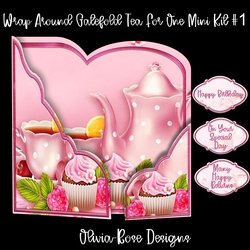 Wrap Around Gatefold Tea For One Mini Kit #1