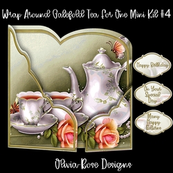 Wrap Around Gatefold Tea For One Mini Kit #4