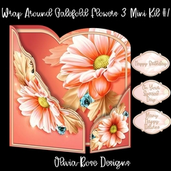 Wrap Around Gatefold Flowers 3 Mini Kit #1