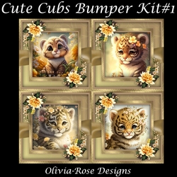 Cute Cubs Bumper Kit #1   