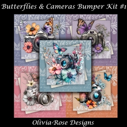 Butterflies & Cameras Bumper Kit #1