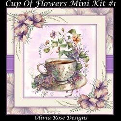 Cup Of Flowers Mini Kit#1