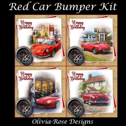Red Car Bumper Kit
