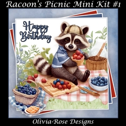 Racoons Picnic Mini Kit #1   