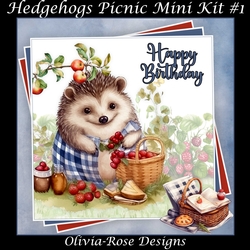 Hedgehogs Picnic Mini Kit #1