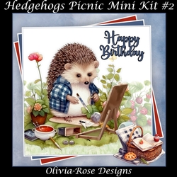 Hedgehogs Picnic Mini Kit #2   