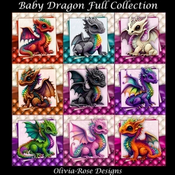 Baby Dragon Collection   **9 4-PAGE KITS INCLUDED**