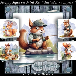 Happy Squirrel Mini Kit