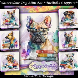Watercolour Dog Mini Kit 