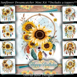 Sunflower Dreamcatcher Mini Kit
