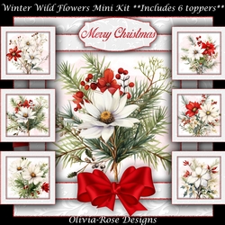 Winter Wild Flowers  Mini Kit  
