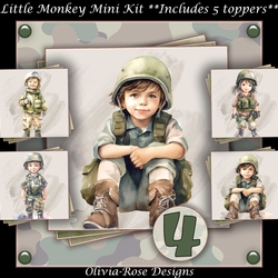 Army Kid Mini Kit **Includes 4 toppers**