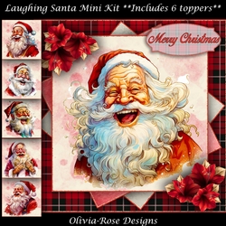 Laughing Santa Mini Kit    7X7