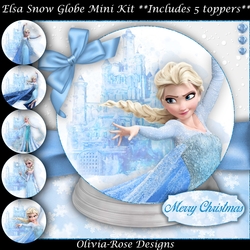 Elsa Snow Globe Mini Kit 7X7