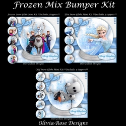 Frozen Snow Globe Mix Bumper Kit