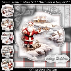 Santa Scenes Mini Kit 7X7