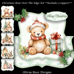 Christmas Bear Over The Edge Mini Kit 7X7