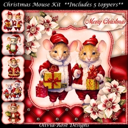 Christmas Mouse Mini Kit 7X7
