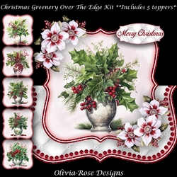 Christmas Greenery Over The Edge  Mini Kit  