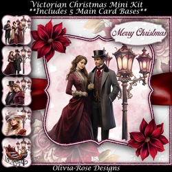 Victorian Christmas Mini Kit 7X7