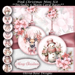 Pink Christmas Mini Kit