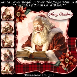 Santa Loves Reading Over The Edge Mini Kit  