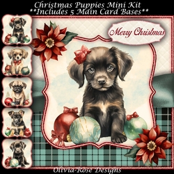 Christmas Puppies Mini Kit 7X7