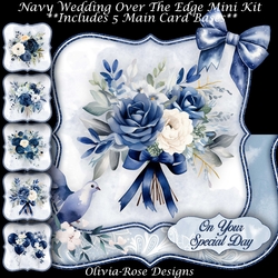 Navy Wedding Over The Edge Mini Kit