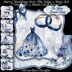 Navy Wedding Over The Edge 2 Mini Kit