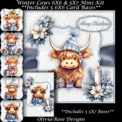 Winter Cows Mini Kit