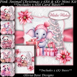 Pink Animal Christmas 2