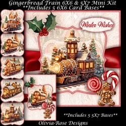 Gingerbread Train Mini Kit