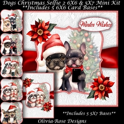 Dogs Christmas Selfie 2 Mini Kit