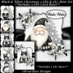 Black & White Christmas 2 Mini Kit