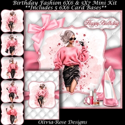 Pink Birthday Fashion Mini Kit