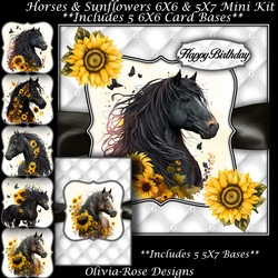 Horses & Sunflowers Mini Kit