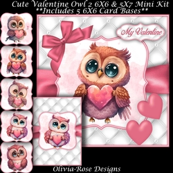 Cute Valentine Owl 2 Mini Kit  