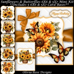 Sunflowers & Butterflies Mini Kit