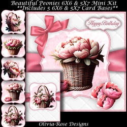 Beautiful Peonies Mini Kit