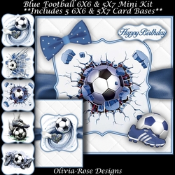 Blue Football Mini Kit    