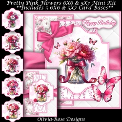 Pretty Pink Flowers Mini Kit