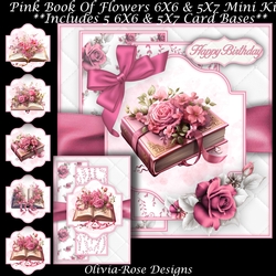 Pink Book Of Flowers Mini Kit