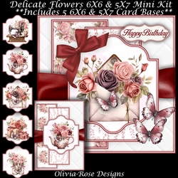 Delicate Flowers Mini Kit
