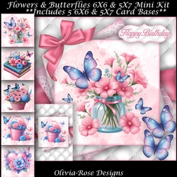 Flowers & Butterflies Mini Kit 