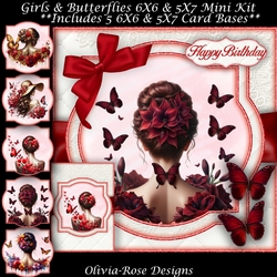 Girls & Butterflies Mini Kit 