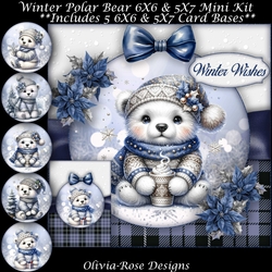 Winter Polar Bears Mini Kit   